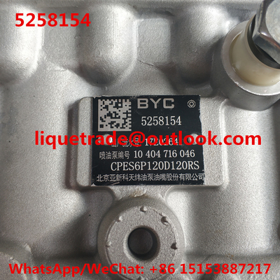 China Bomba 5258154 de BYC, CPES6P120D120RS, 10404716046, 10 404 716 046, Cummins 11 415 186 003, 11415186003 fornecedor