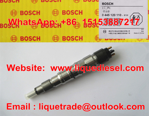 China Injetor original e novo 0445120110 de BOSCH, 0 445 120 110, J5600-1112100A, J5600 1112100A, ajuste Yuchai de J56001112100A fornecedor