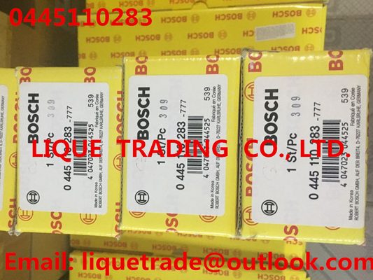 CHINA Injetor comum genuíno e novo 0445110283 do trilho 0445110185 para Hyundai 33800-4A300, 33800-4A350 fornecedor