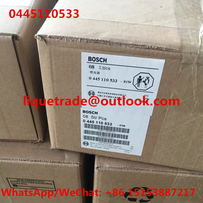 CHINA Injetor comum 0 do trilho do INJETOR 0445110533 de BOSCH 445 110 533 fornecedor