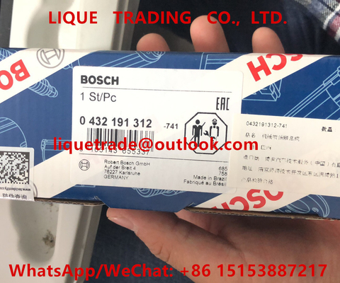 CHINA Injetor comum 0432191312 do trilho de BOSCH, 0 432 191 312, 0432 191 312 fornecedor