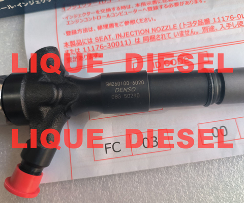 DENSO Injetor de combustível 260100-6020 2601006020 295050-0810 2950500810 23670-0L110 23670-09380 fornecedor