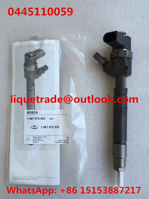 Injetor comum 0445110189 do trilho de BOSCH, 0 445 110 189, 0445110190 para Mercedes Benz A6110701487 A6110701687 fornecedor