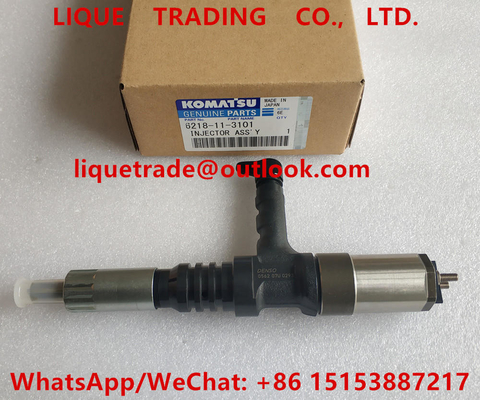 Injetor de DENSO Fue 095000-0560, 095000-0562, 6218-11-3100, 6218-11-3101, 6218113100, 6218113101 para KOMATSU fornecedor